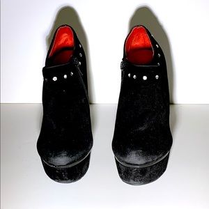 De Blossom Collection Rhinestone Ankle Boots